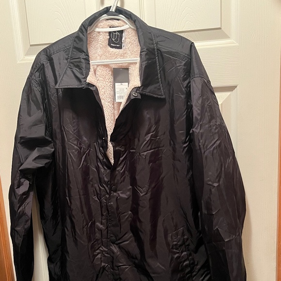 Lightweight Sherpa lined button up jacket - Picture 1 of 4